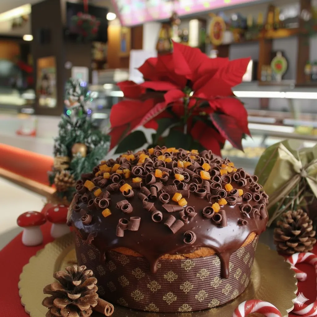 Panettone al cioccolato fondente e arancia artigianale, Pancare Catania